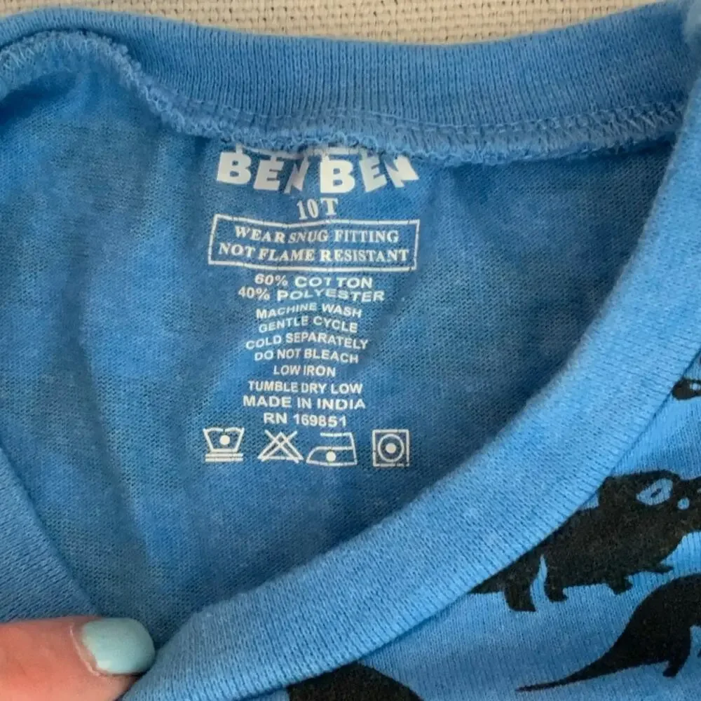 BenBen Boys Dinosaur Pajamas size‎ 10T